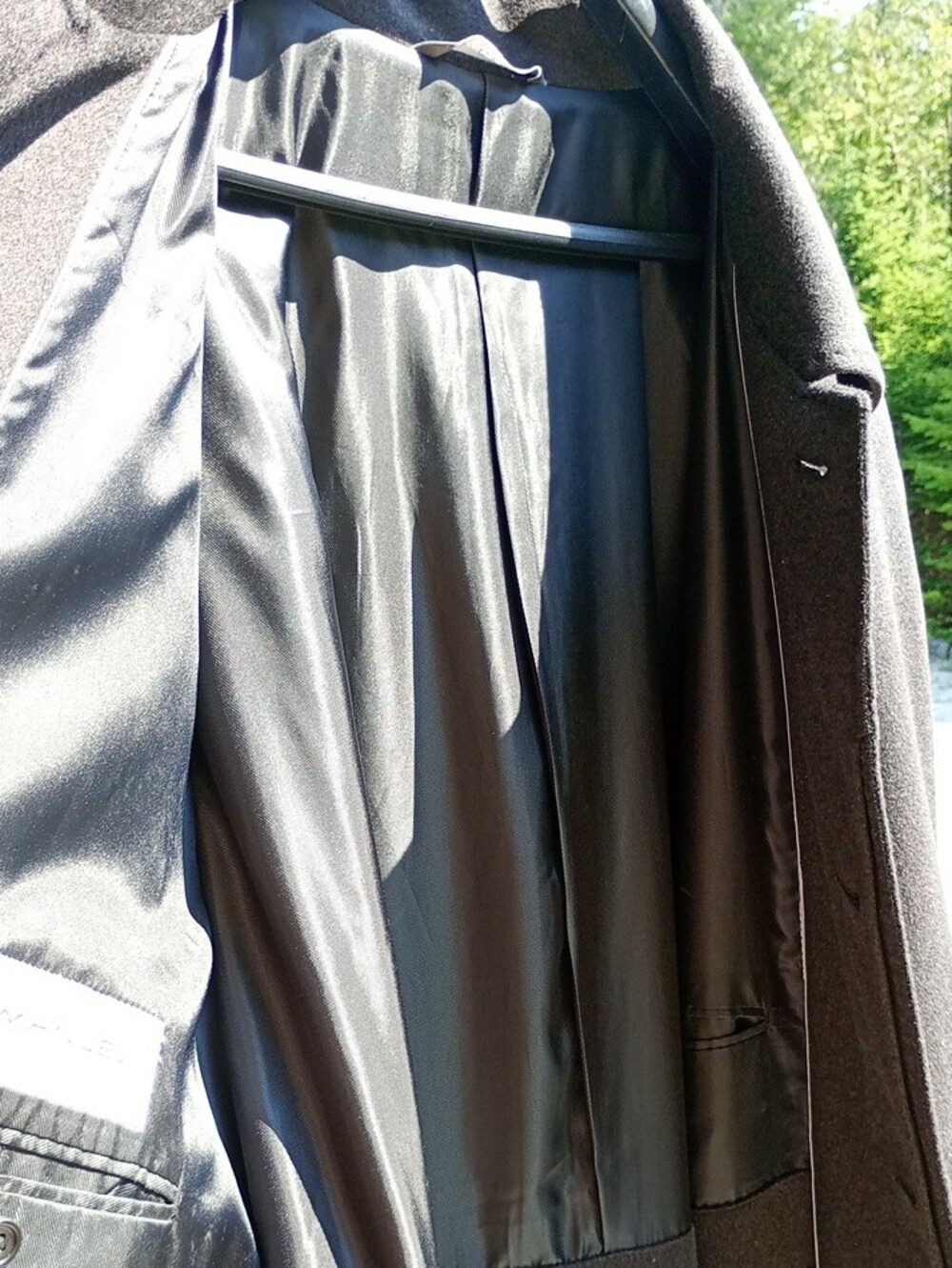 Emanuel Ungaro Gray Cashmere Trench Coat - Picture 5 of 6